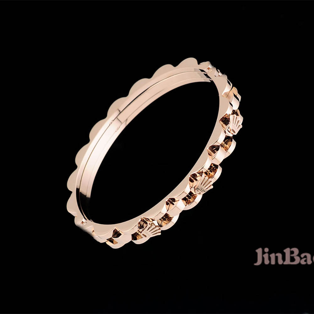 Rolex Bracelet In Rose Gold - DopestKickz