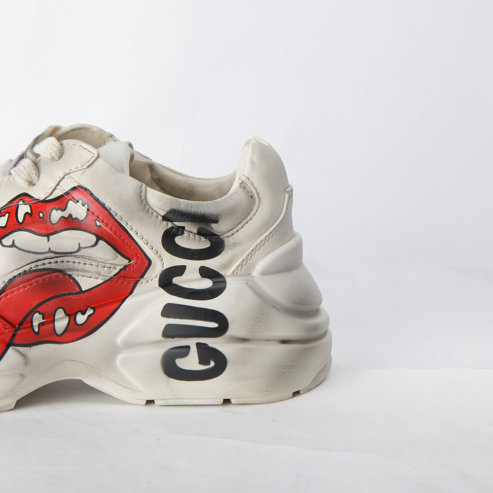 Gucci Rhyton Sneaker With Mouth Print - DopestKickz