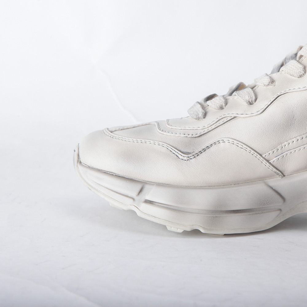 Gucci Rhyton Sneaker With Mouth Print - DopestKickz