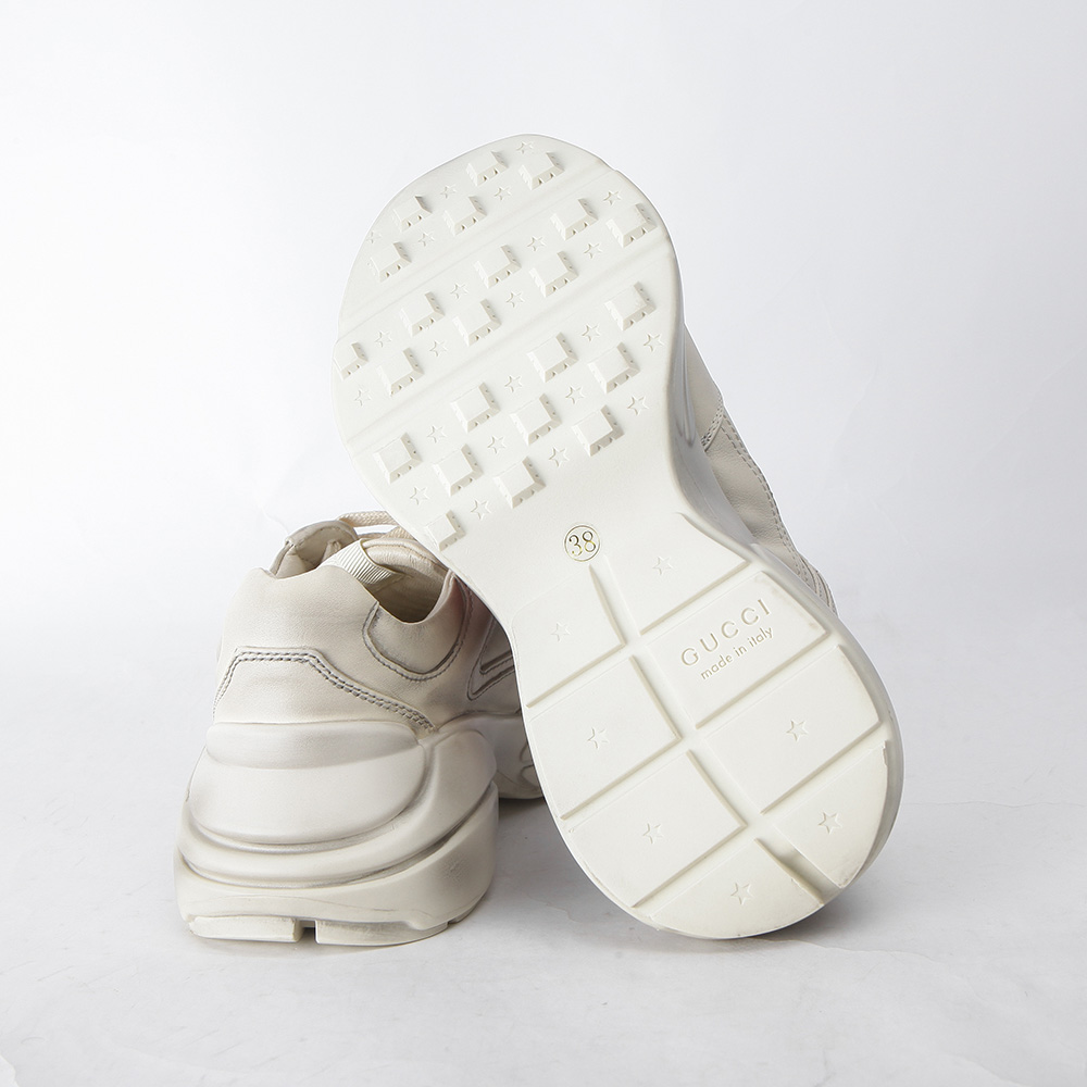 Gucci Rhyton Sneaker With Mouth Print - DopestKickz