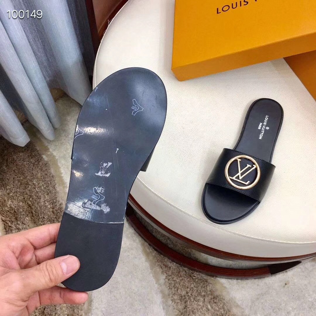 Louis Vuitton Lock It Flat Mule  - DopestKickz