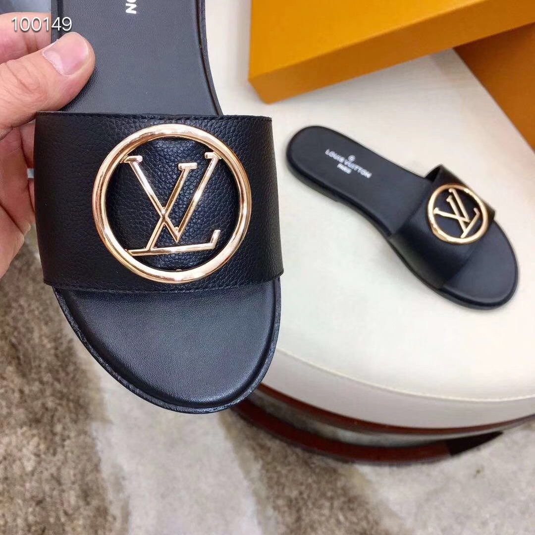 Louis Vuitton Lock It Flat Mule  - DopestKickz