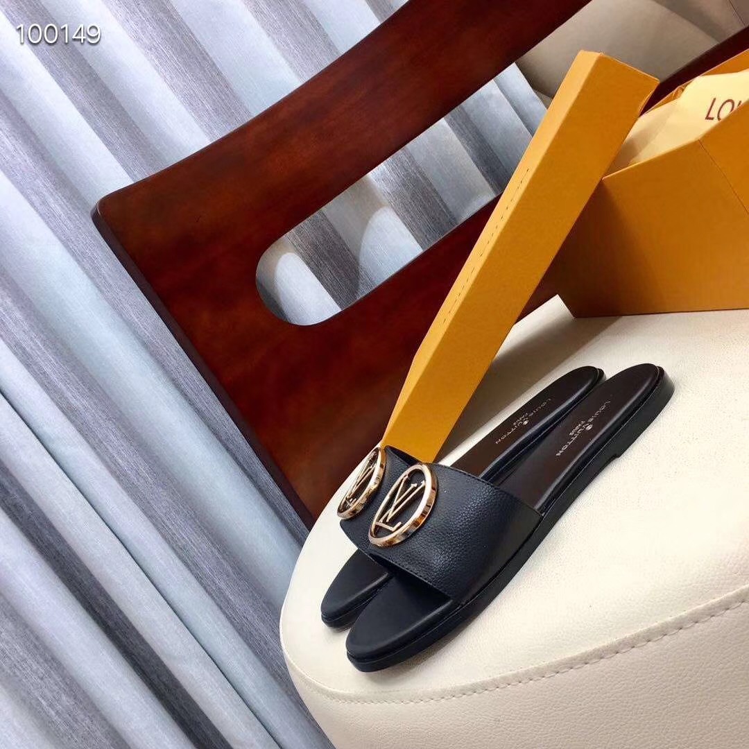 Louis Vuitton Lock It Flat Mule  - DopestKickz
