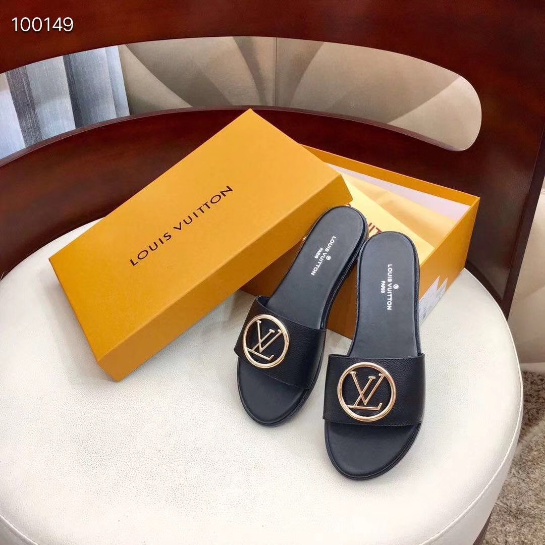 Louis Vuitton Lock It Flat Mule  - DopestKickz