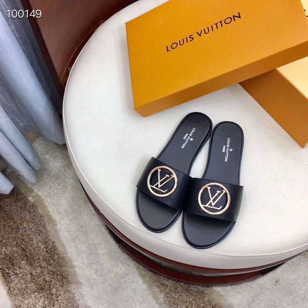 Louis Vuitton Lock It Flat Mule  - DopestKickz