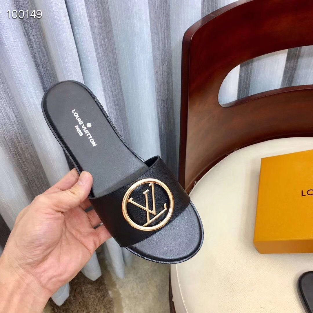 Louis Vuitton Lock It Flat Mule  - DopestKickz