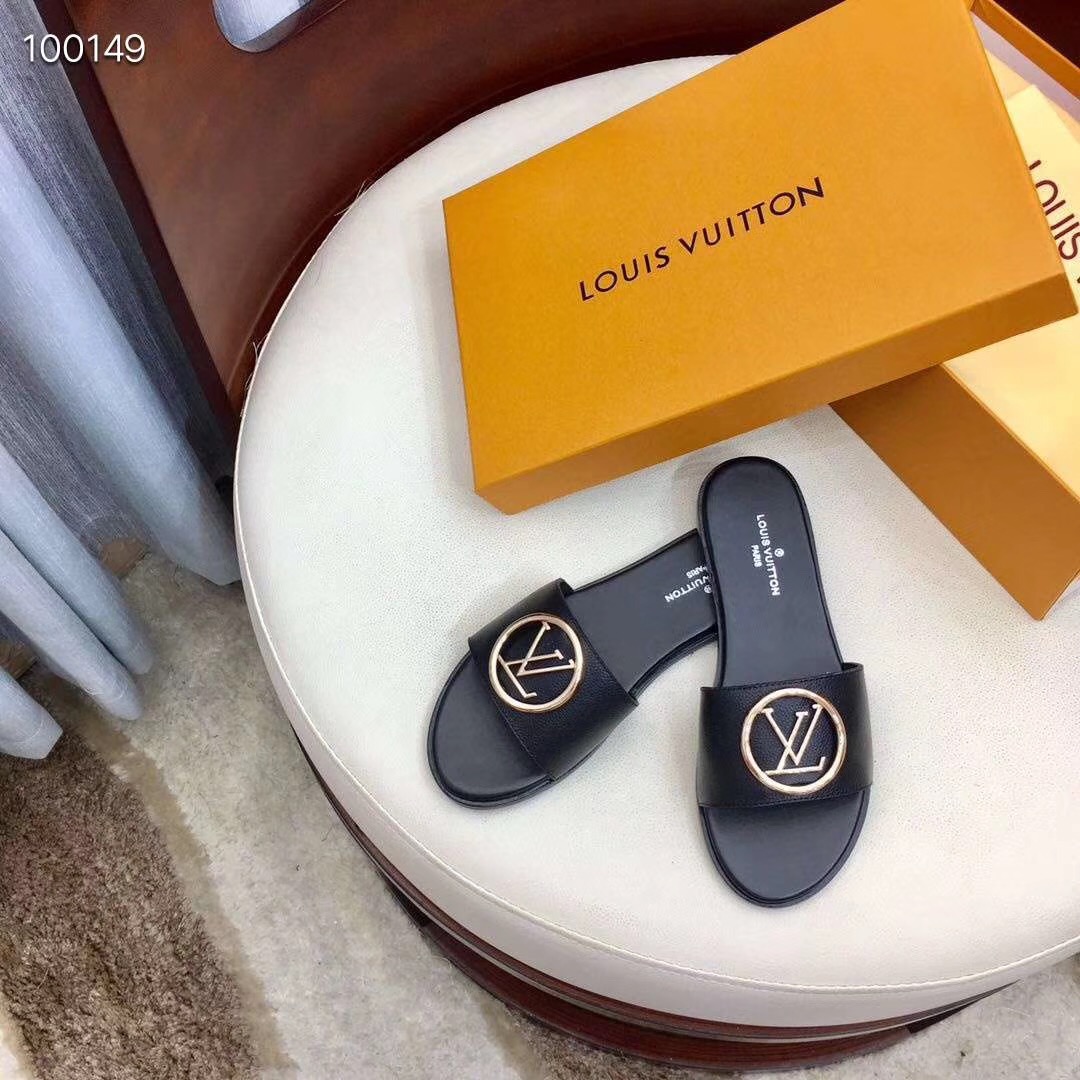 Louis Vuitton Lock It Flat Mule  - DopestKickz