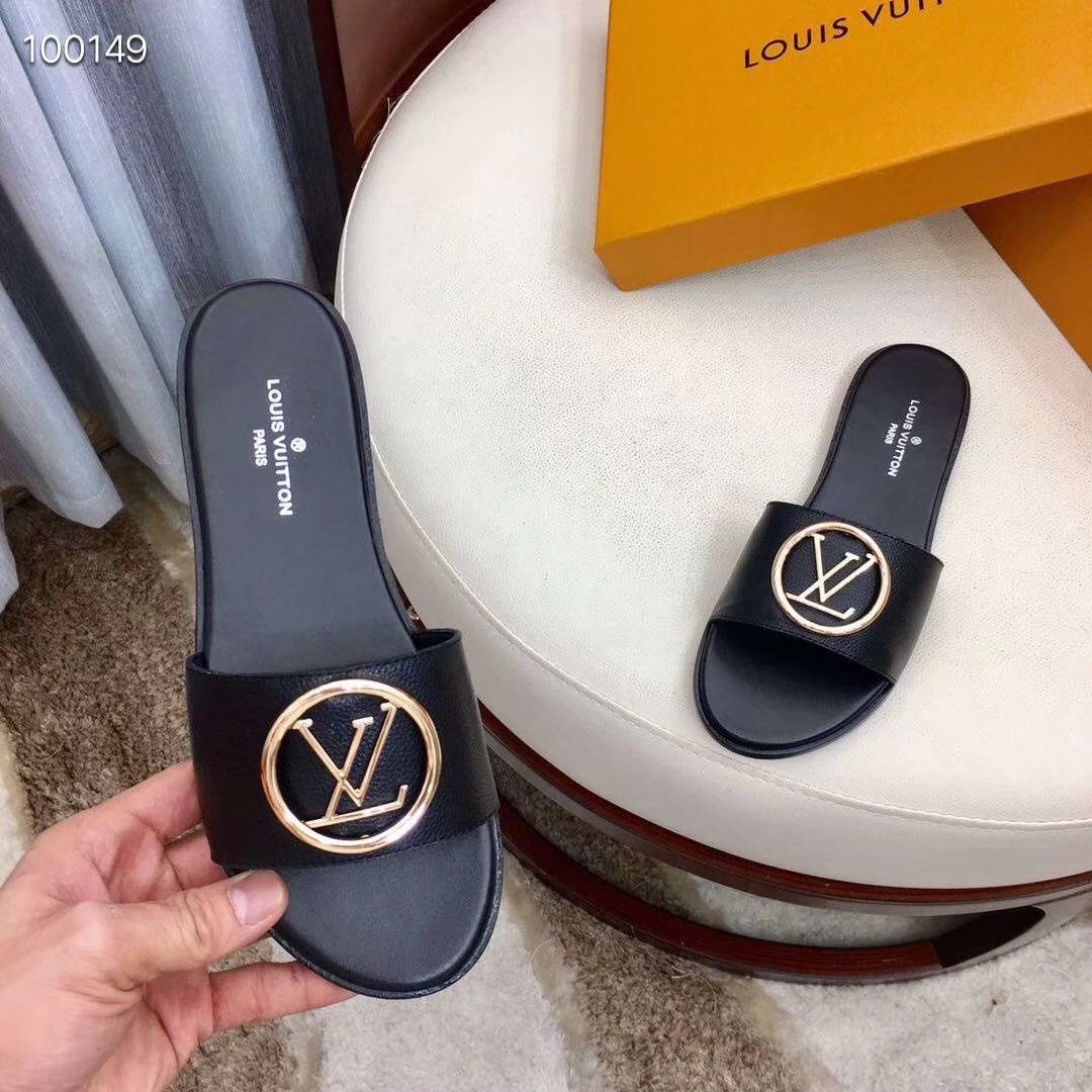 Louis Vuitton Lock It Flat Mule  - DopestKickz