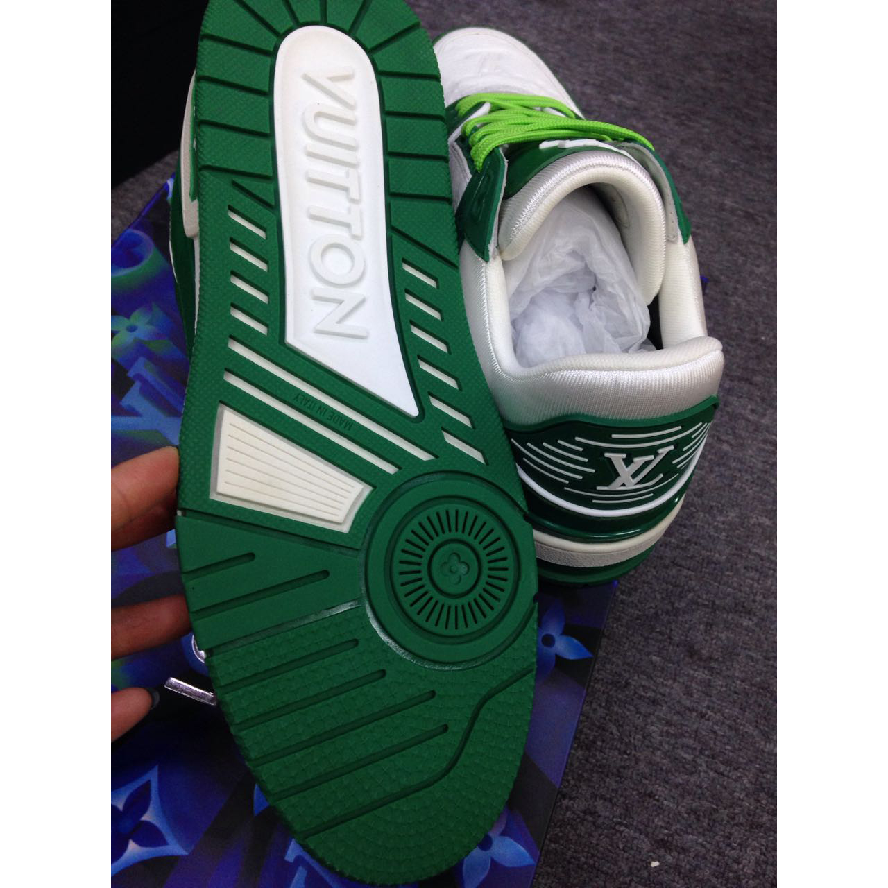 Louis Vuitton Trainer Sneaker(upon uk size) - DopestKickz