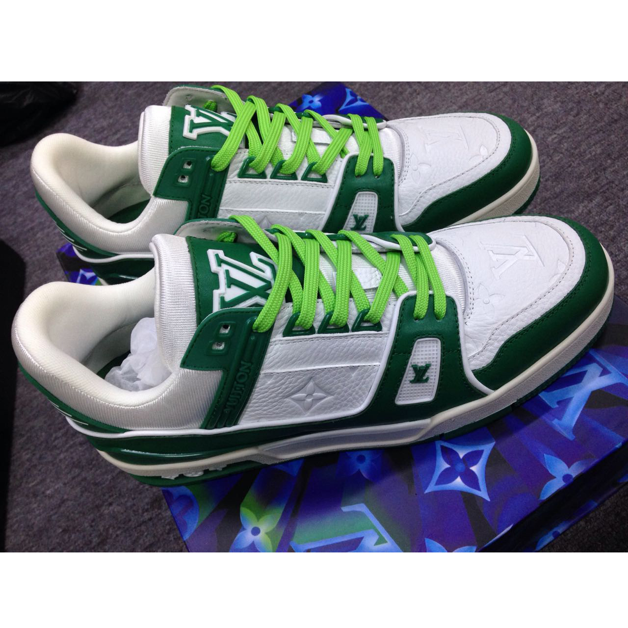 Louis Vuitton Trainer Sneaker(upon uk size) - DopestKickz