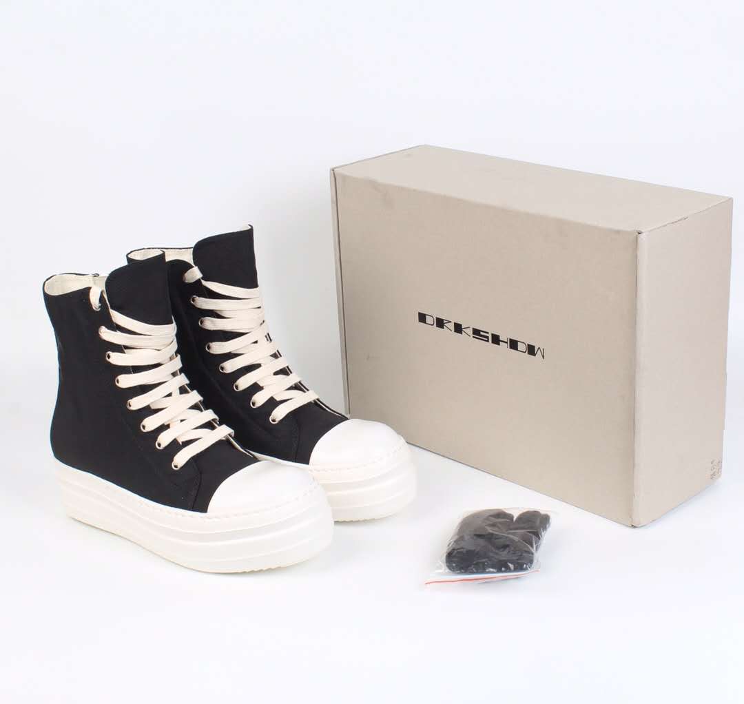 Rick Owens High Top Sneakers - DopestKickz