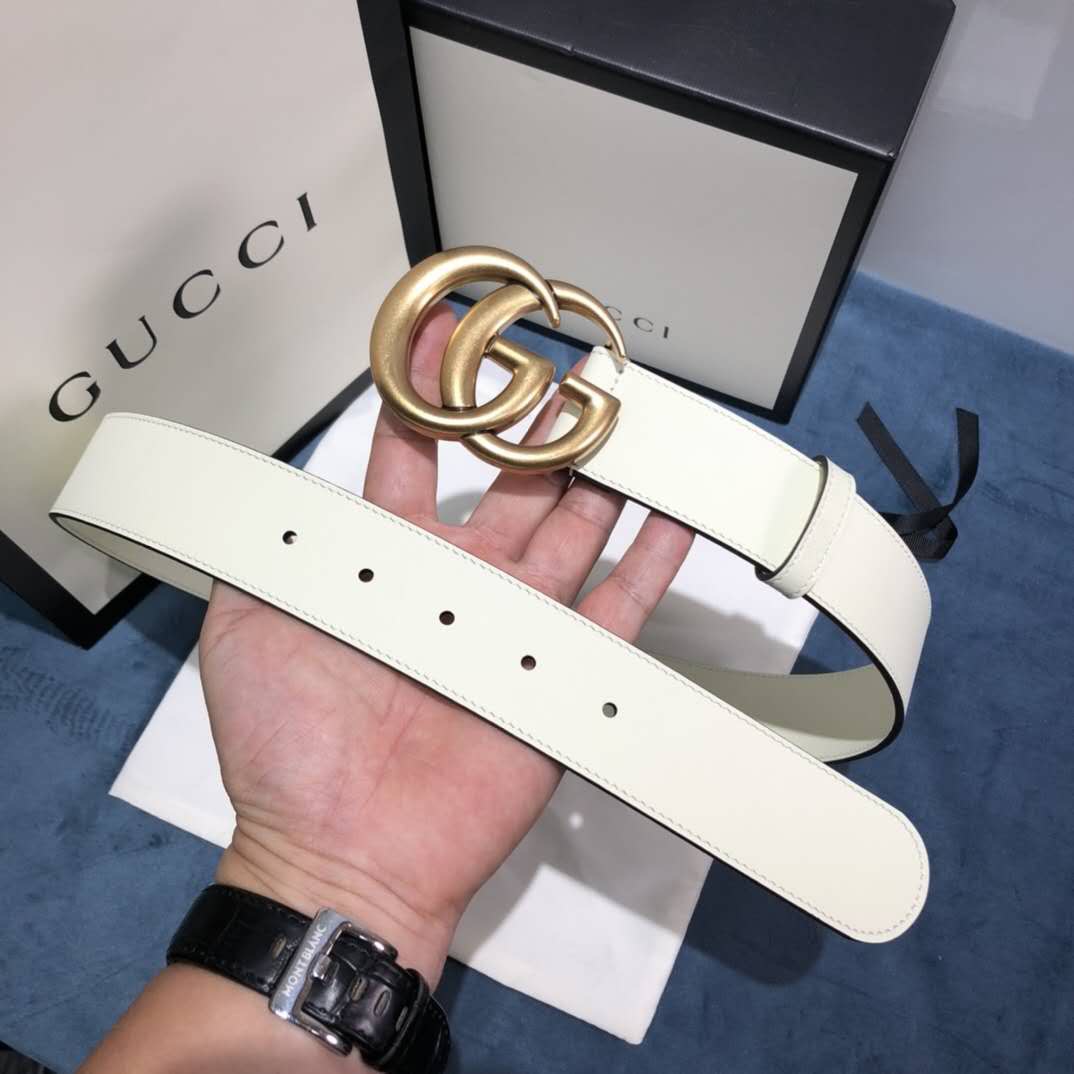 Gucci GG Belt With Double G Buckle - DopestKickz