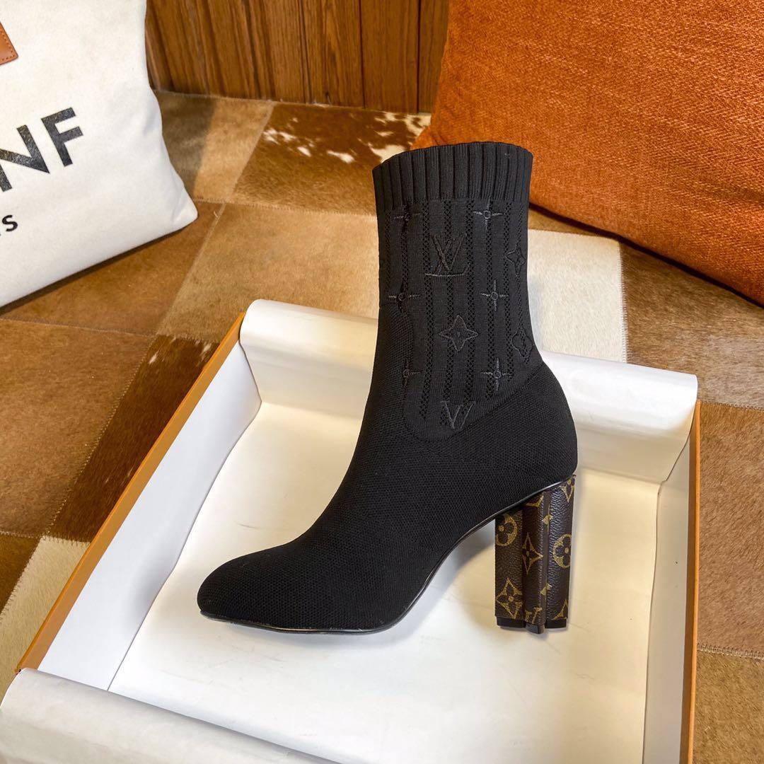 Louis Vuitton Women's Monogram High Heels - DopestKickz