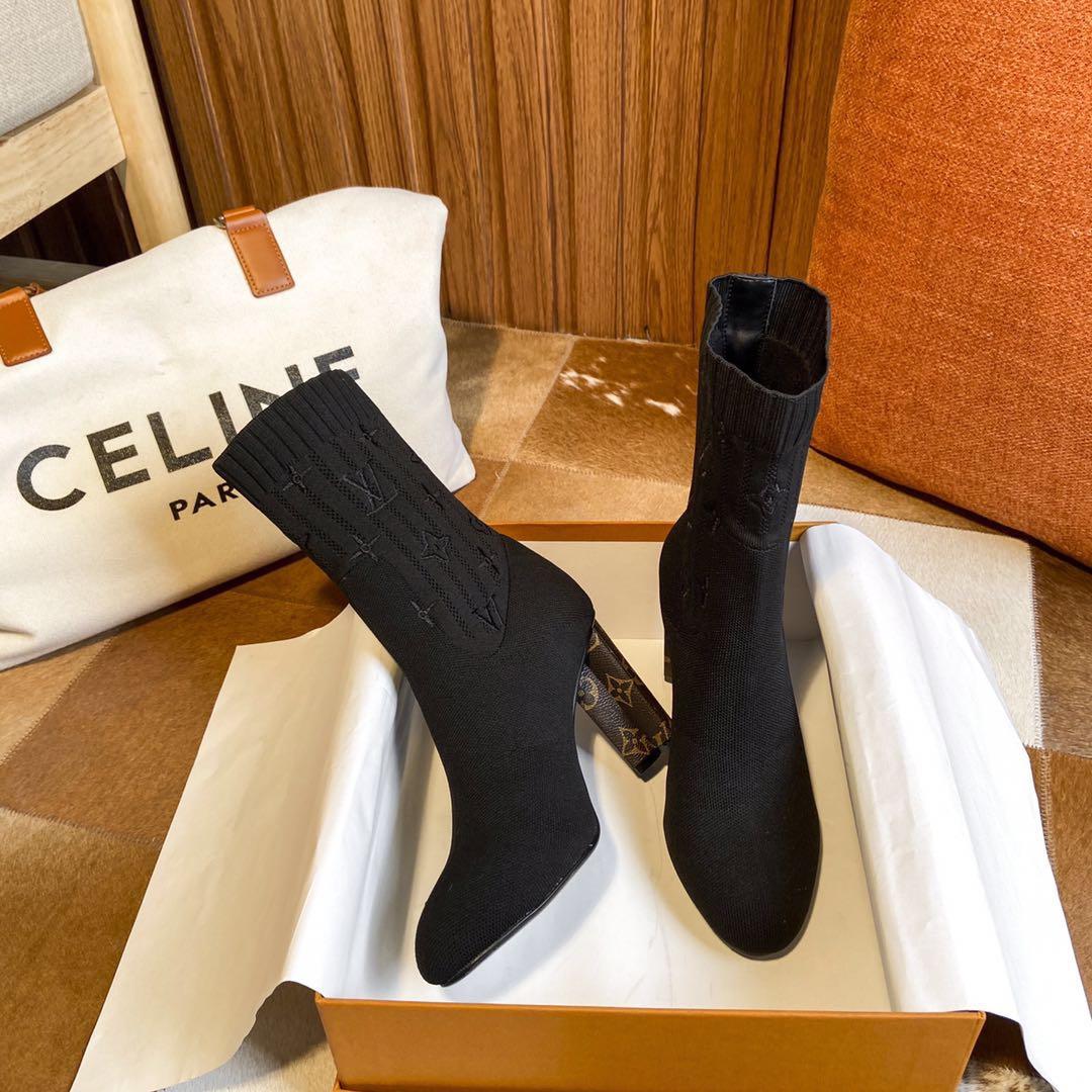 Louis Vuitton Women's Monogram High Heels - DopestKickz