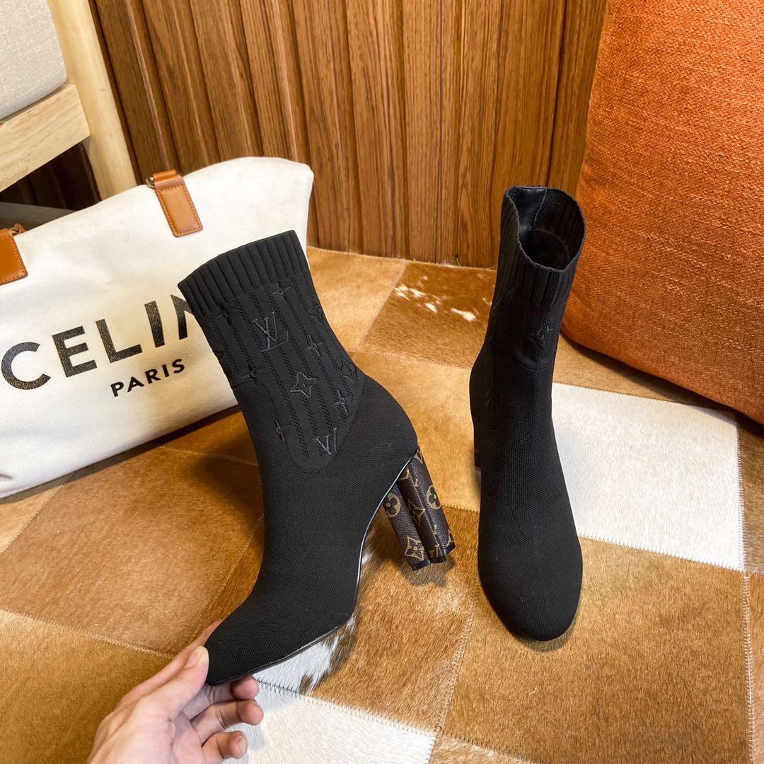 Louis Vuitton Women's Monogram High Heels - DopestKickz