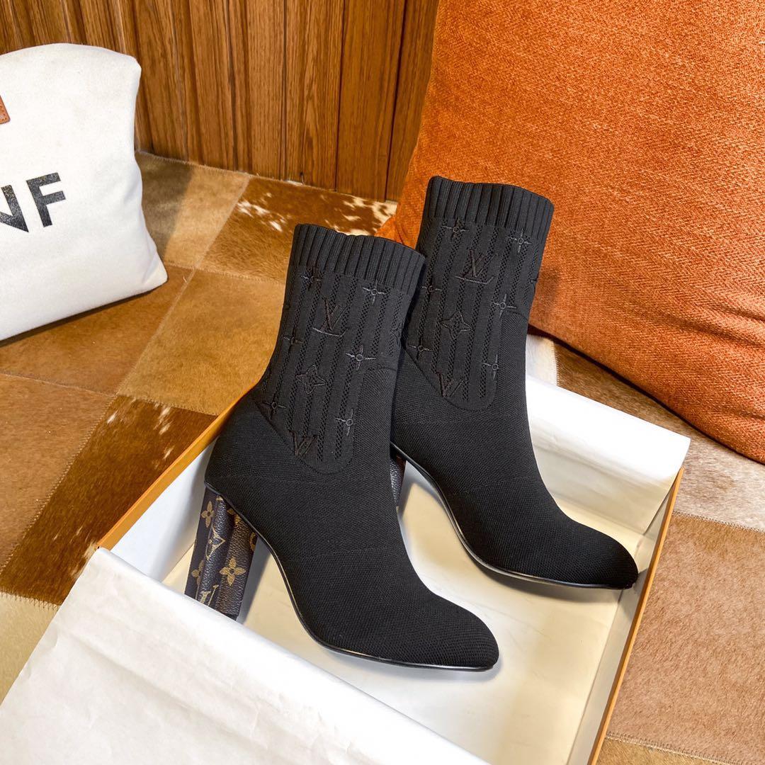 Louis Vuitton Women's Monogram High Heels - DopestKickz