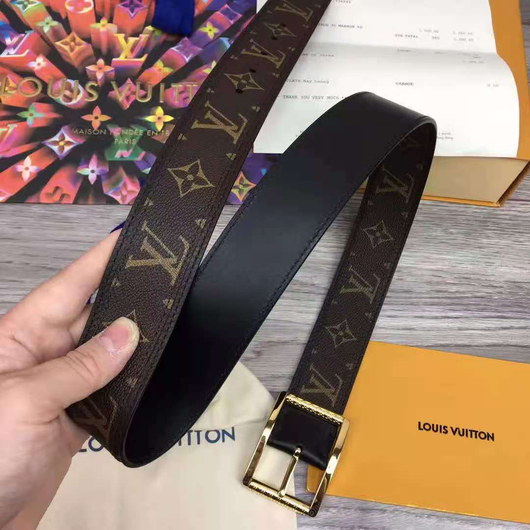 Louis Vuitton Monogram Belt - DopestKickz