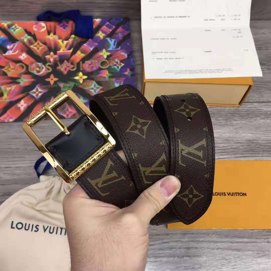 Louis Vuitton Monogram Belt - DopestKickz