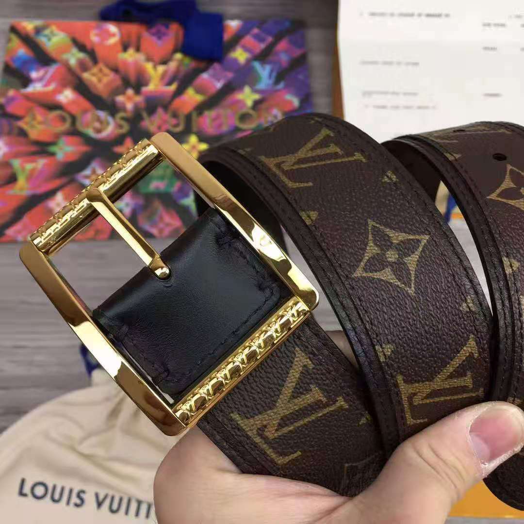 Louis Vuitton Monogram Belt - DopestKickz