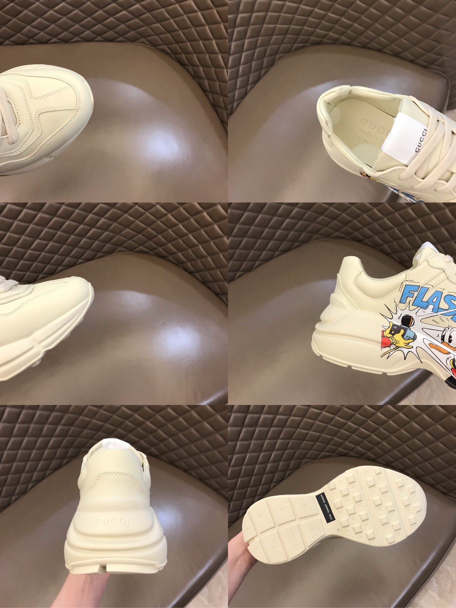 Gucci Disney Donald Duck Print Sneaker - DopestKickz