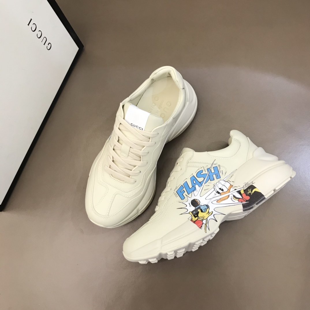 Gucci Disney Donald Duck Print Sneaker - DopestKickz