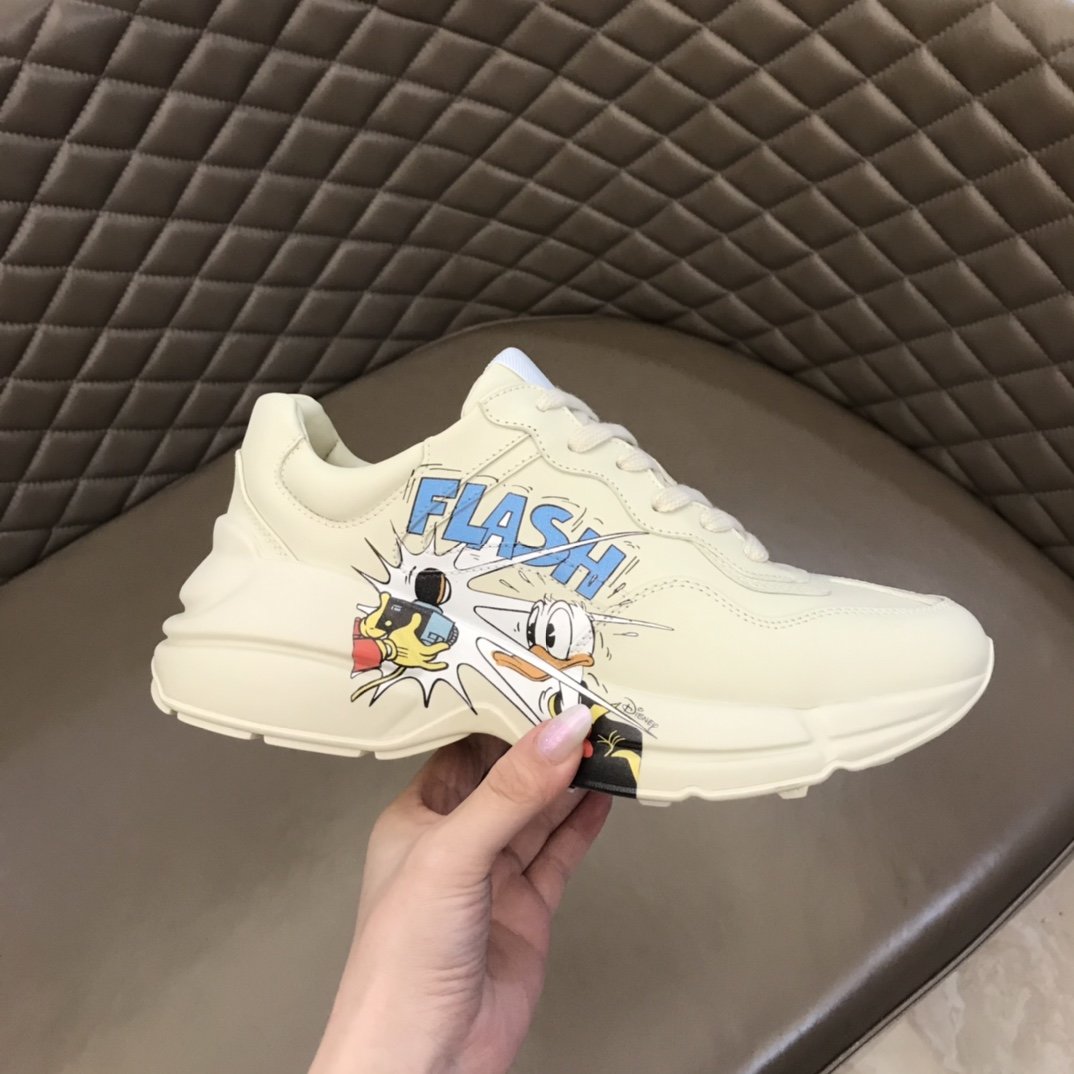 Gucci Disney Donald Duck Print Sneaker - DopestKickz