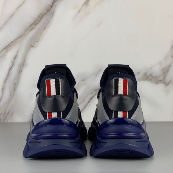 Moncler Logo Patches Lace-up Sneakers - DopestKickz