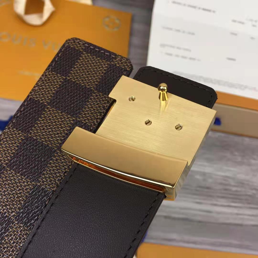 Louis Vuitton Initiales Damier Belt - DopestKickz