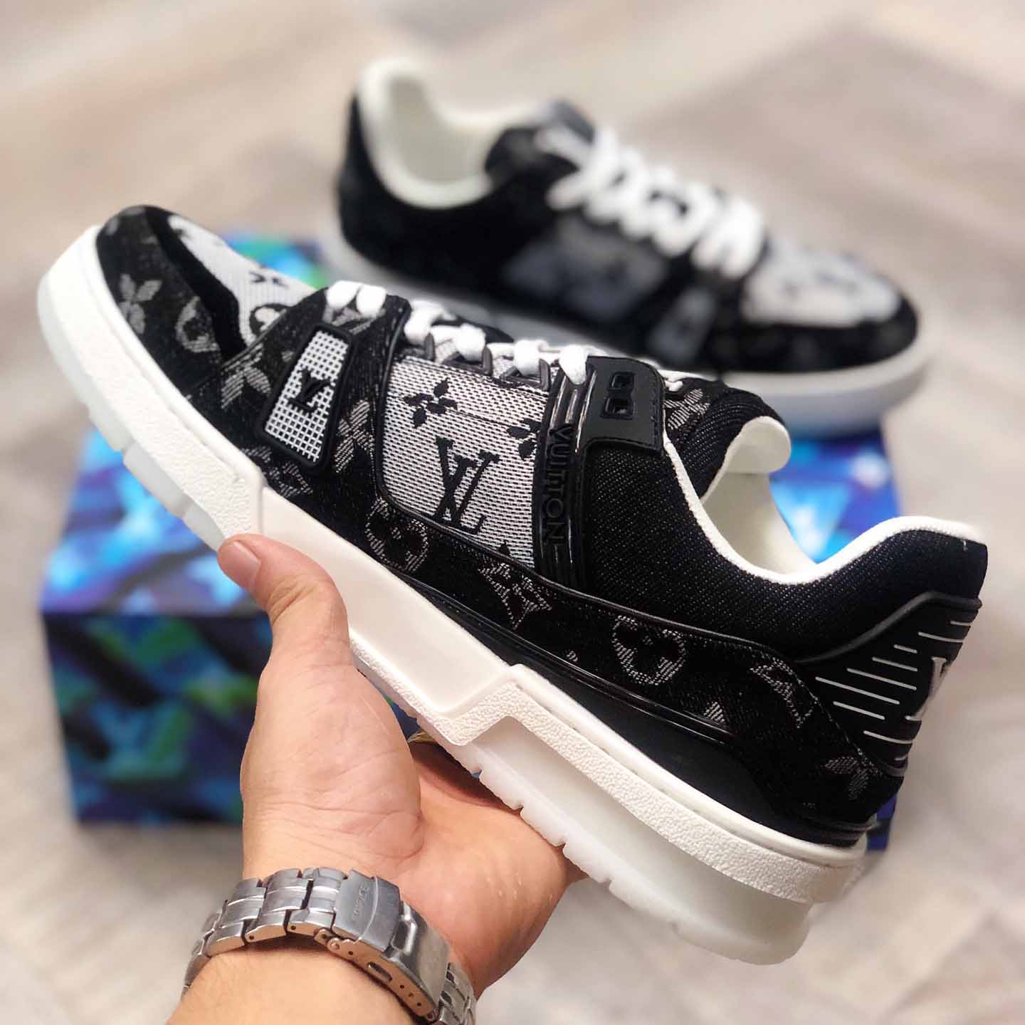 Louis Vuitton Trainer Sneaker - DopestKickz