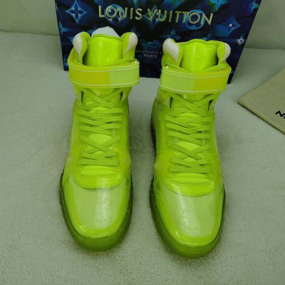 Louis Vuitton Trainer High Top Sneaker - DopestKickz