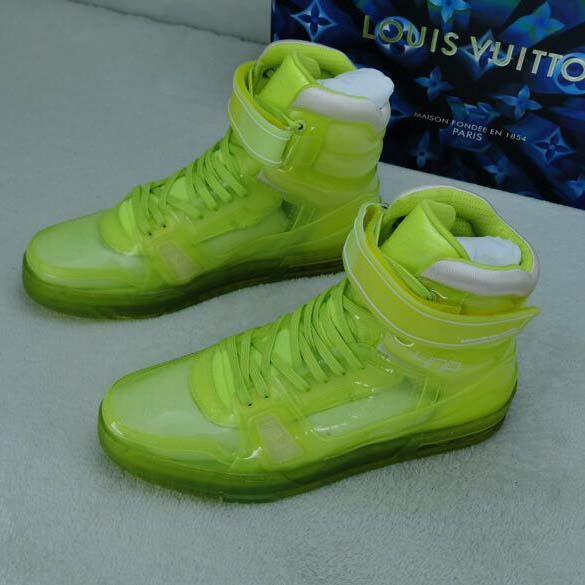 Louis Vuitton Trainer High Top Sneaker - DopestKickz