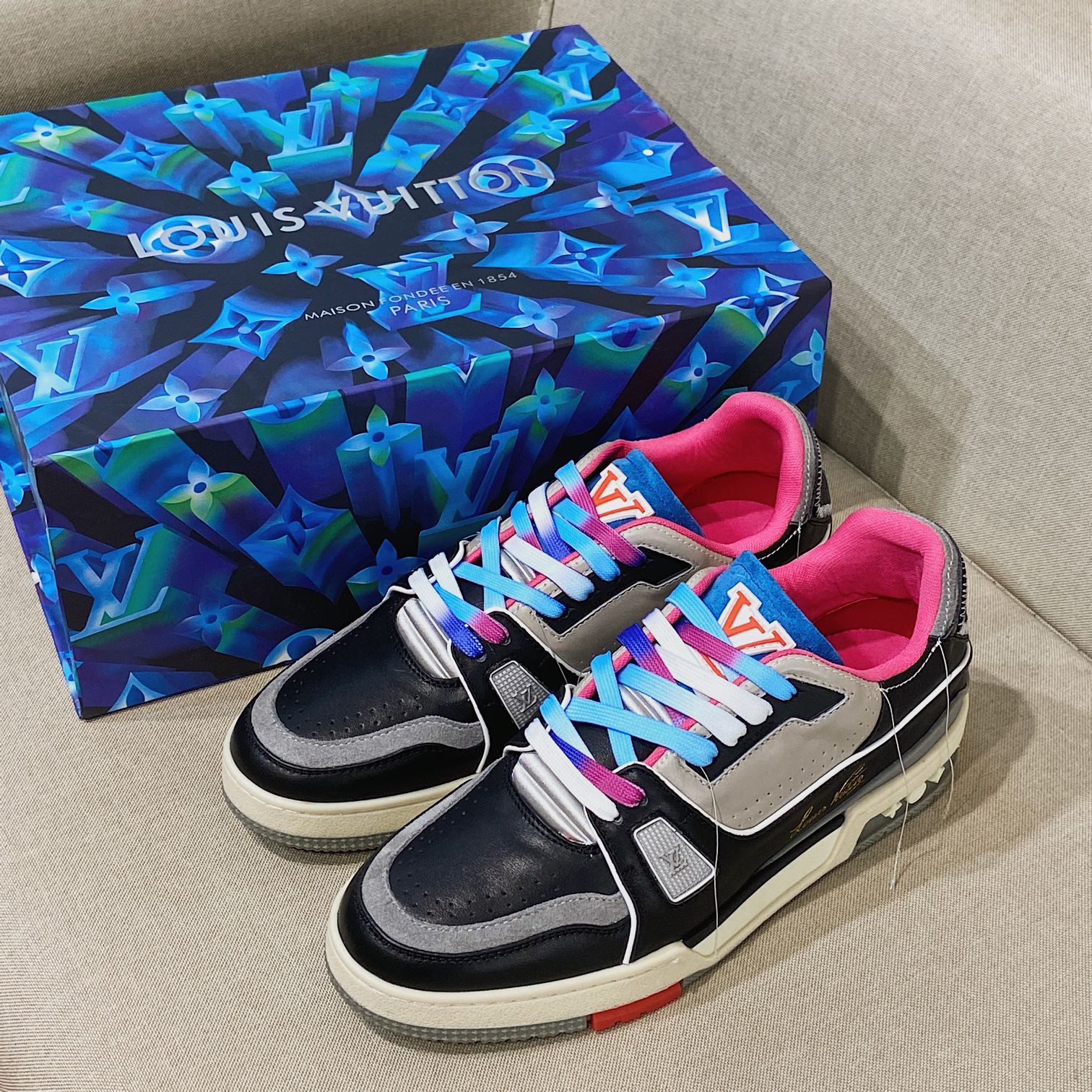 Louis Vuitton Trainer Sneaker - DopestKickz