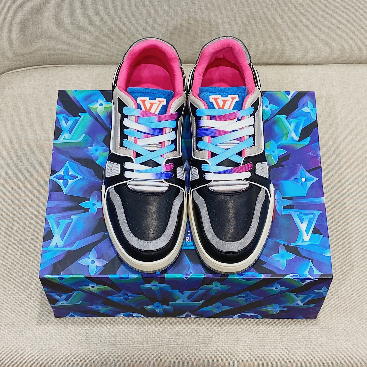 Louis Vuitton Trainer Sneaker - DopestKickz