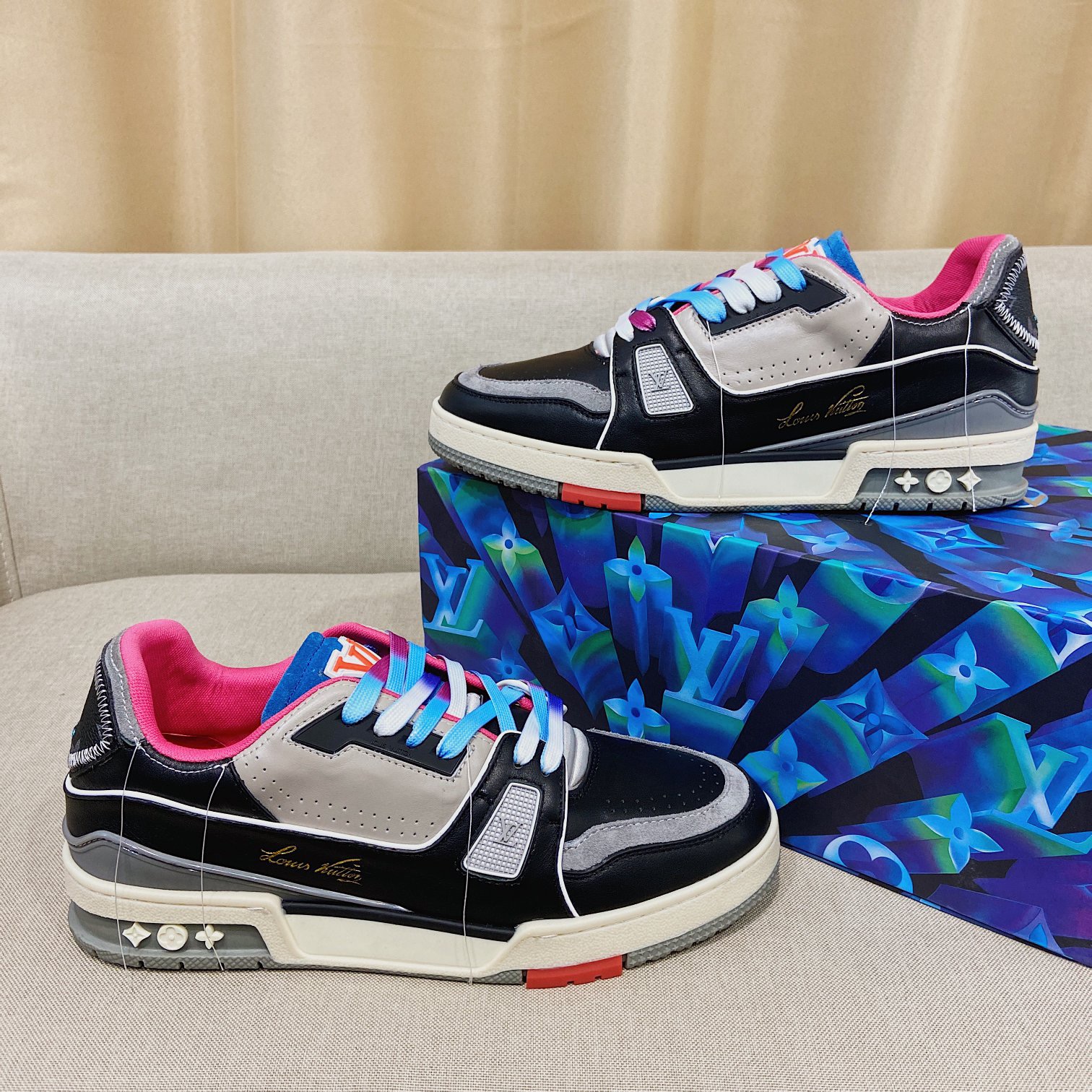 Louis Vuitton Trainer Sneaker - DopestKickz