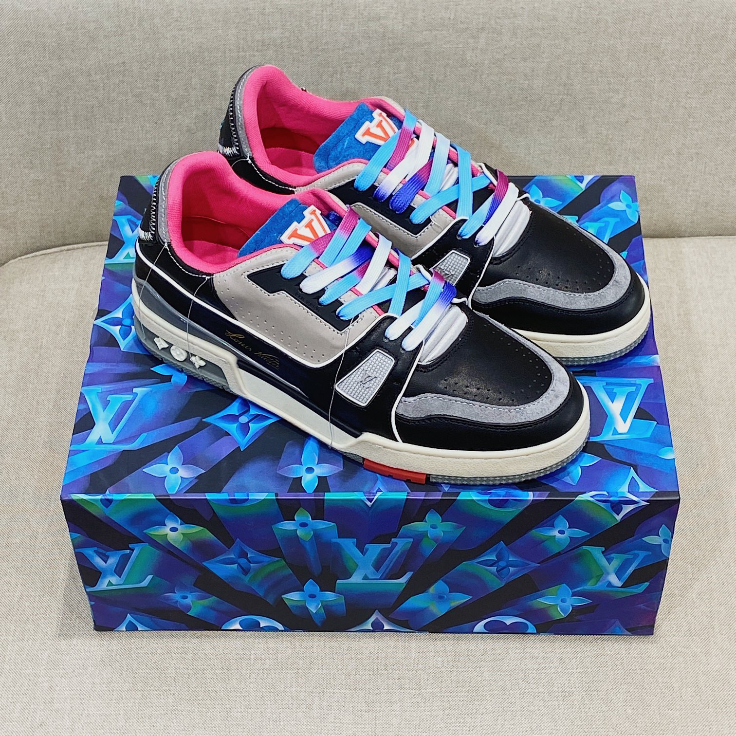 Louis Vuitton Trainer Sneaker - DopestKickz