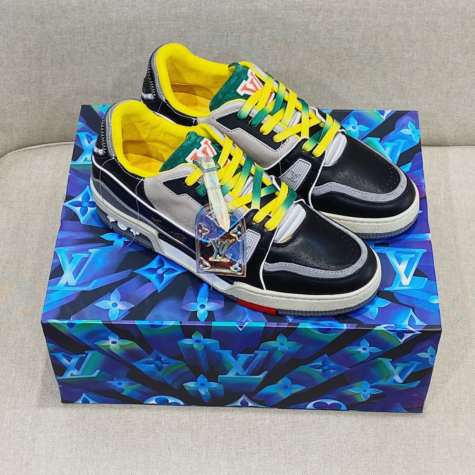 Louis Vuitton Trainer Sneaker - DopestKickz