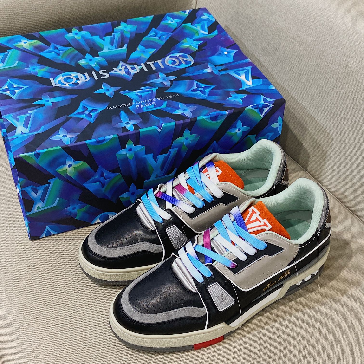 Louis Vuitton Trainer Sneaker - DopestKickz
