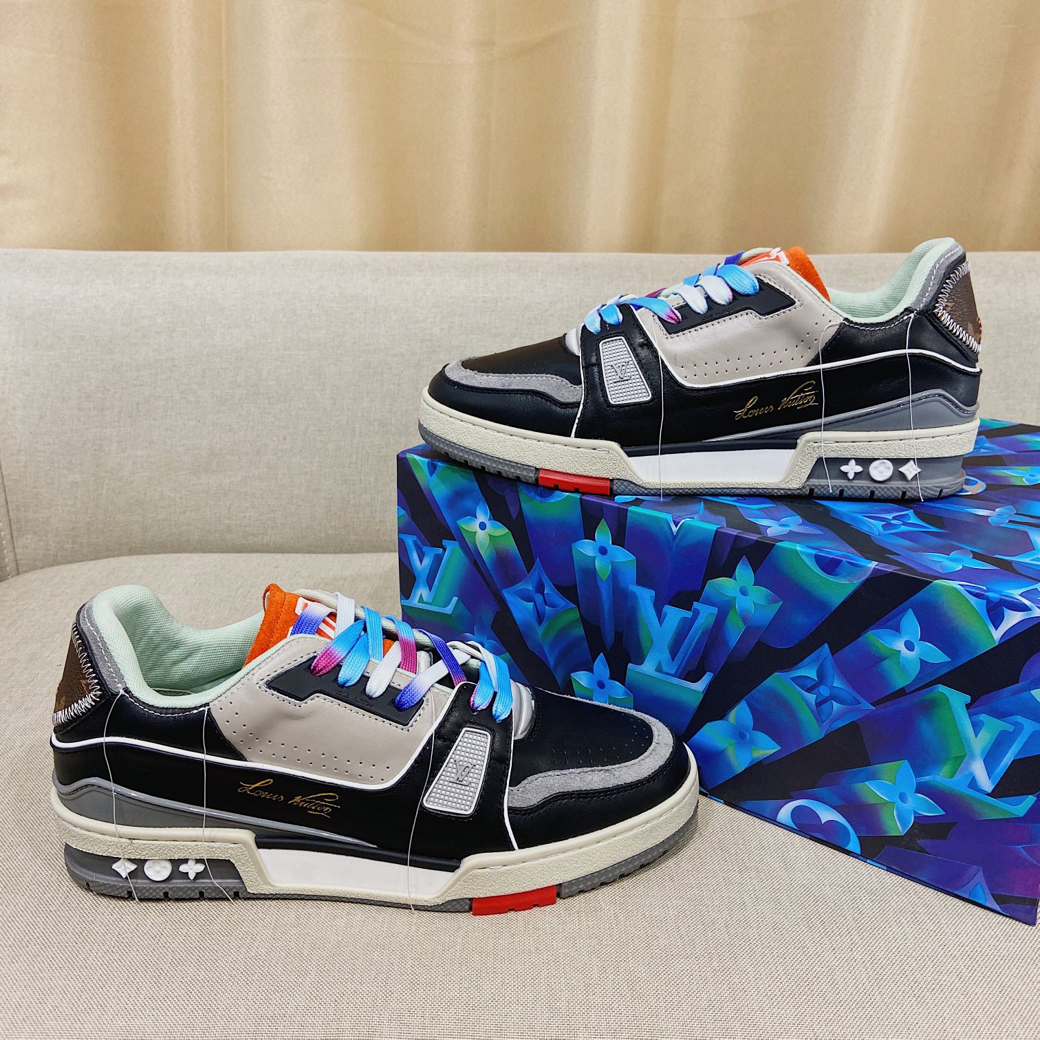 Louis Vuitton Trainer Sneaker - DopestKickz