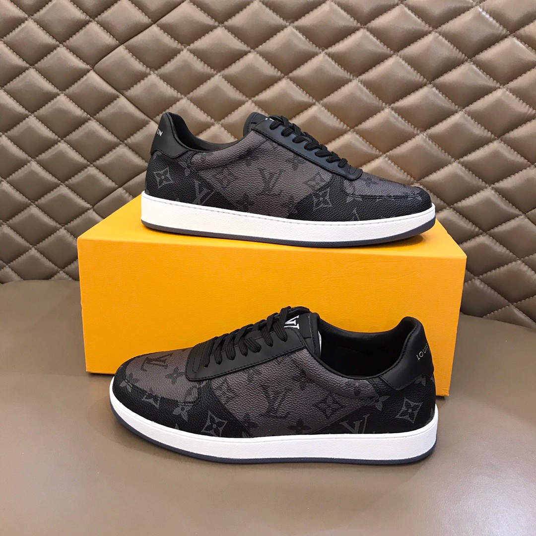 Louis Vuitton Men's Rivoli Monogram Reverse Sneakers - DopestKickz