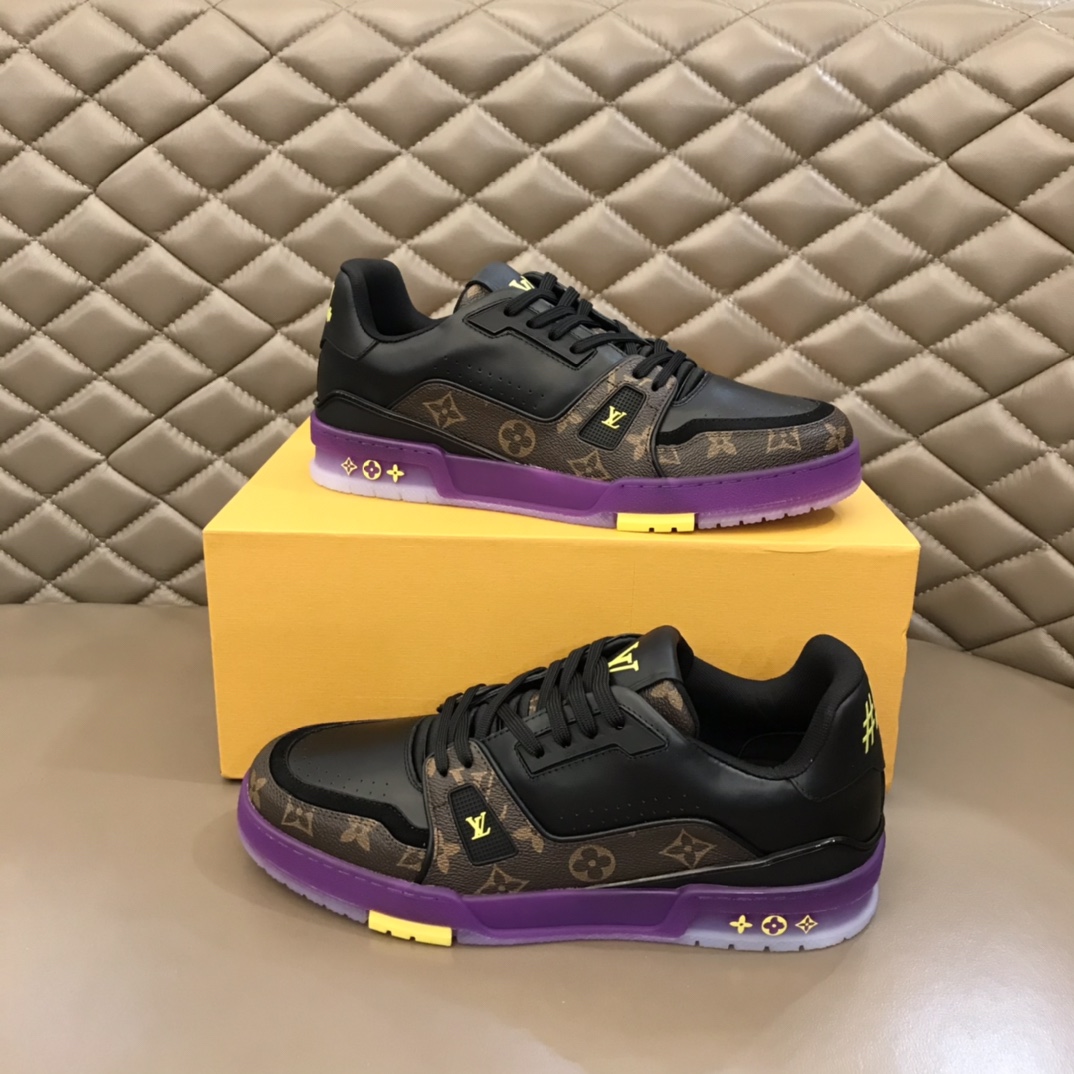 Louis Vuitton Trainer Sneaker(Upon UK size) - DopestKickz
