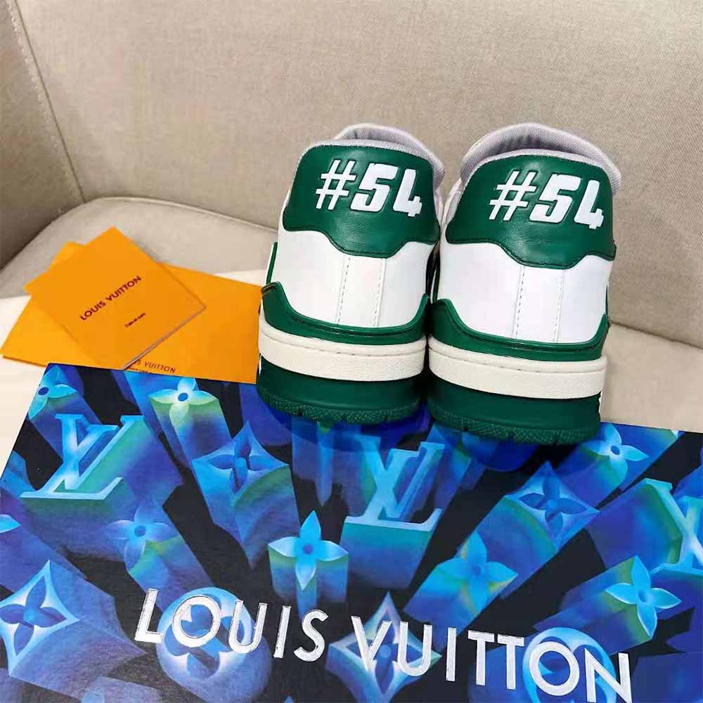Louis Vuitton Trainer Sneaker Green - DopestKickz