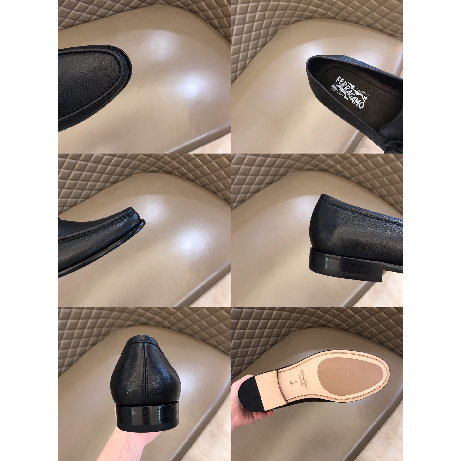Ferragamo Black Shoes - DopestKickz