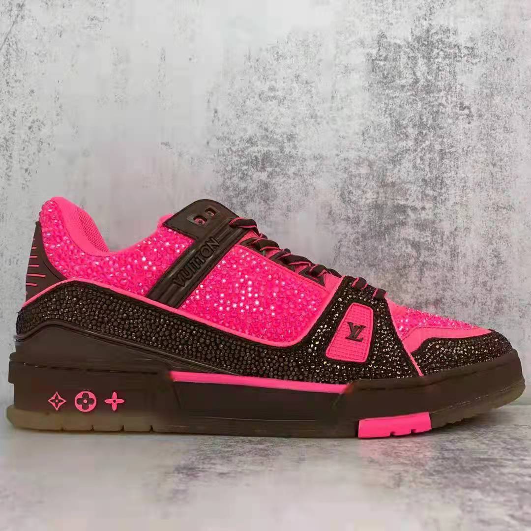 Louis Vuitton Trainer Sneaker(UponUK size) - DopestKickz