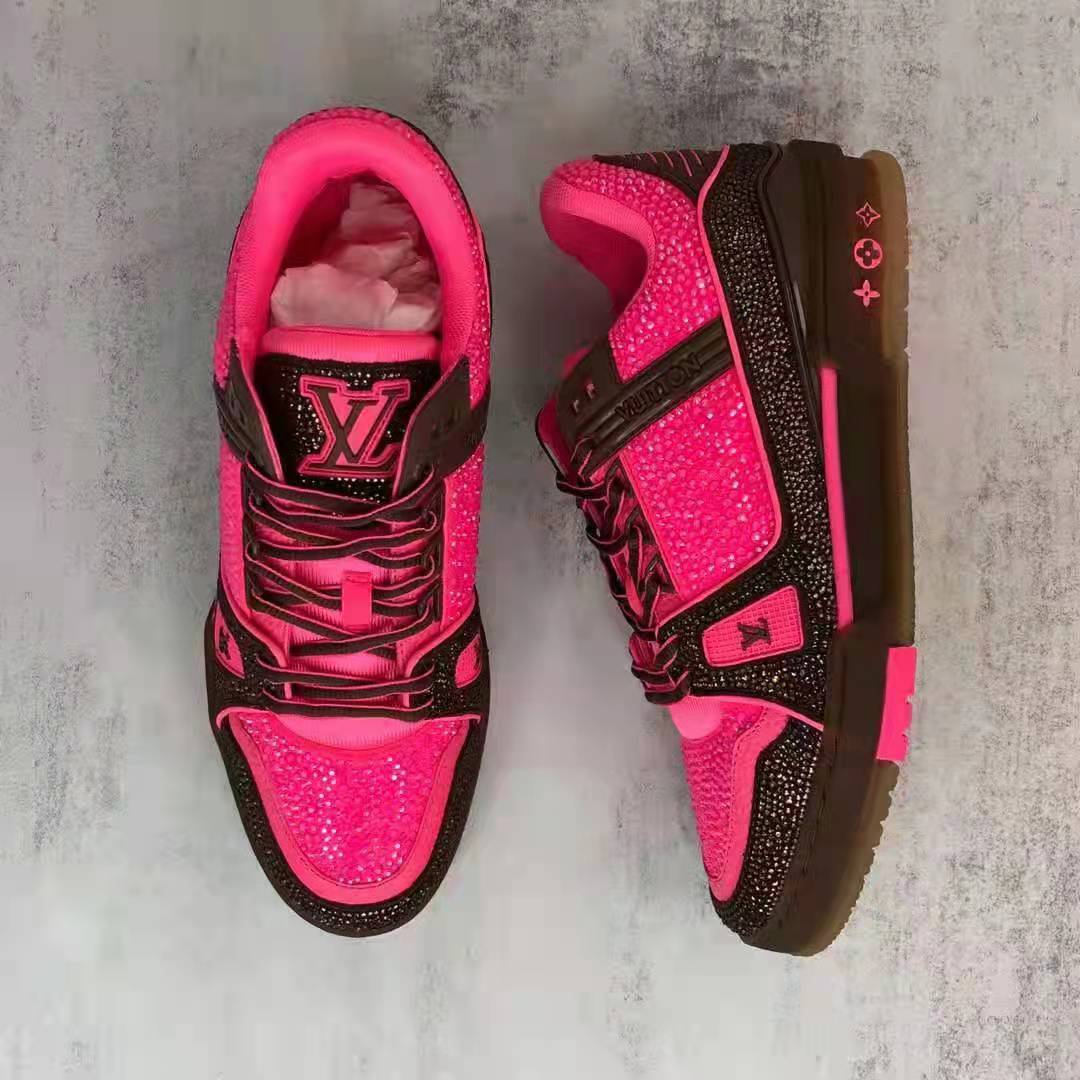 Louis Vuitton Trainer Sneaker(UponUK size) - DopestKickz