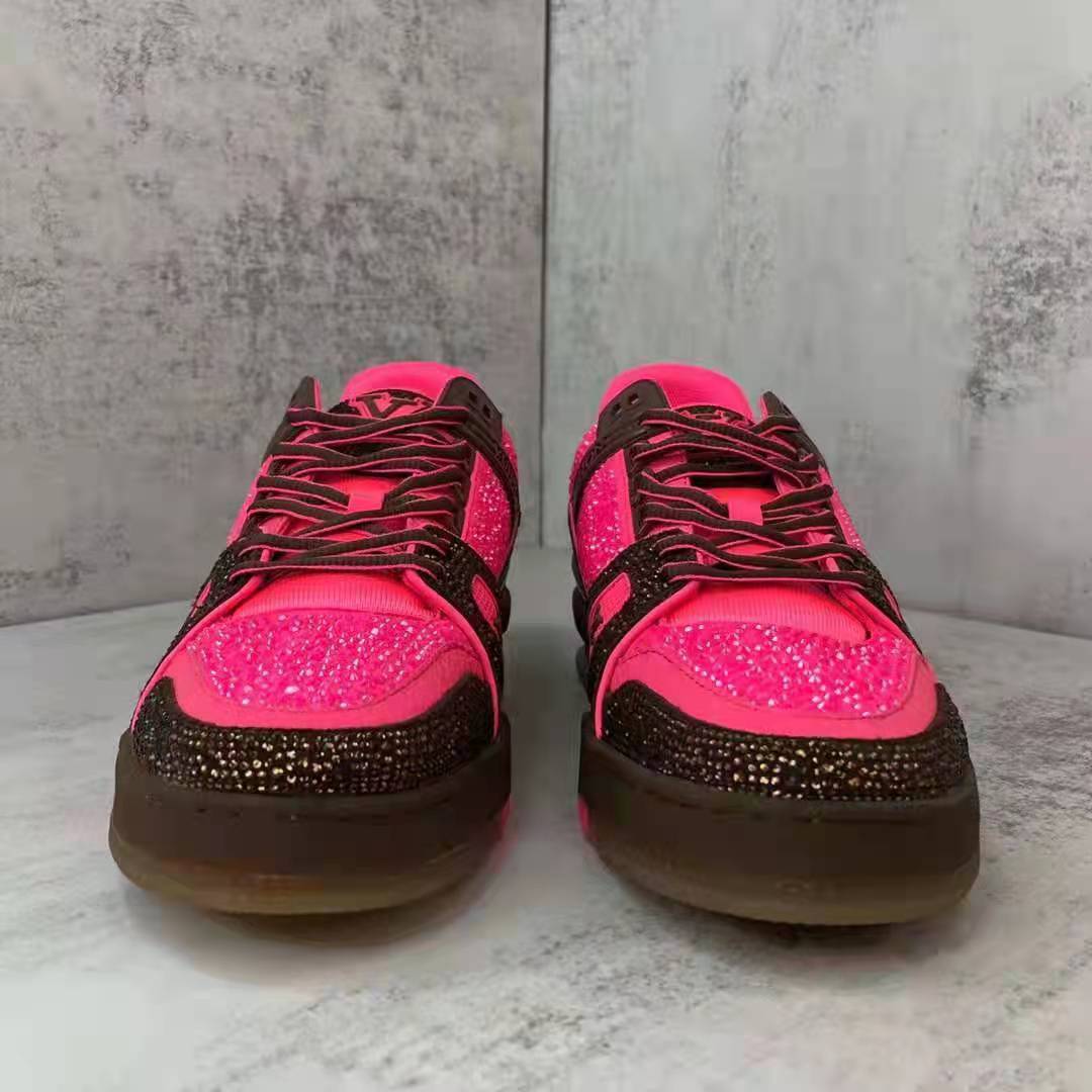 Louis Vuitton Trainer Sneaker(UponUK size) - DopestKickz