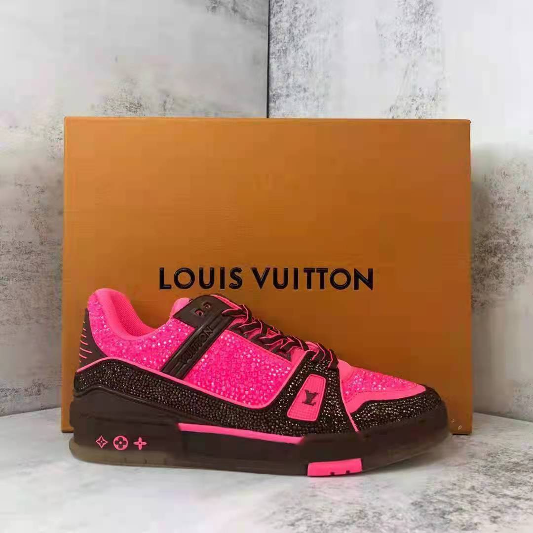 Louis Vuitton Trainer Sneaker(UponUK size) - DopestKickz