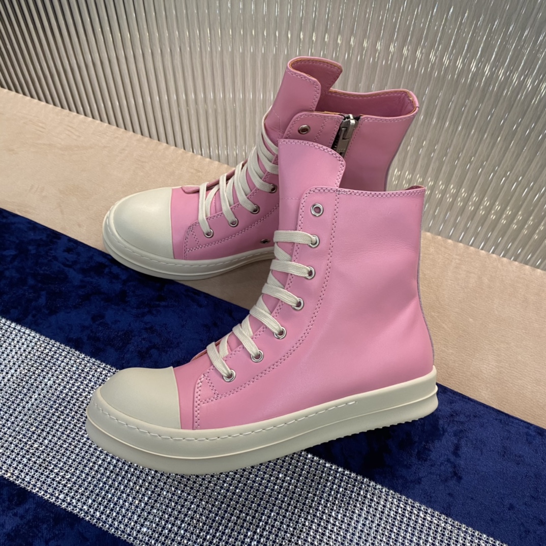 Rick Owens High Top Sneakers - DopestKickz