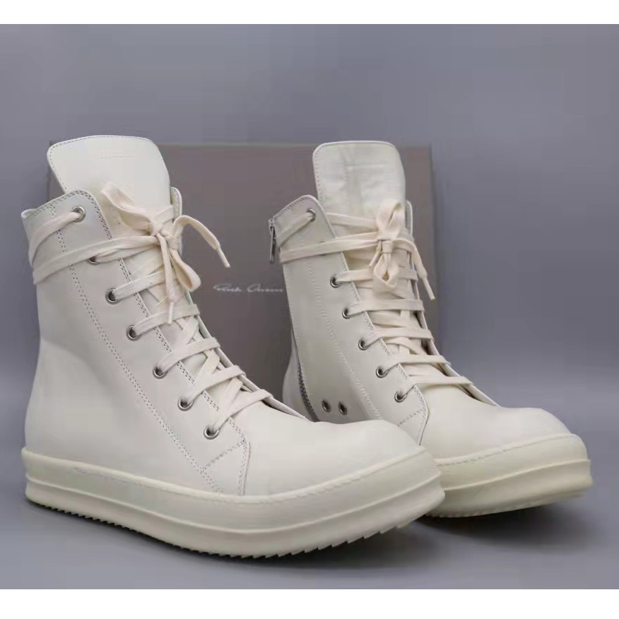 Rick Owens High Top Sneakers - DopestKickz