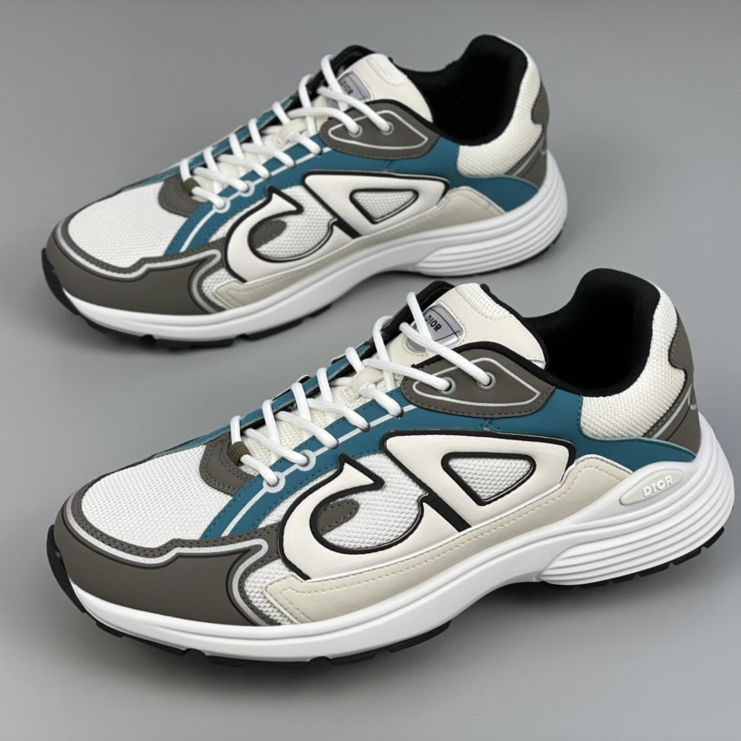 Dior B30 Sneaker White Mesh And Technical Fabric - DopestKickz