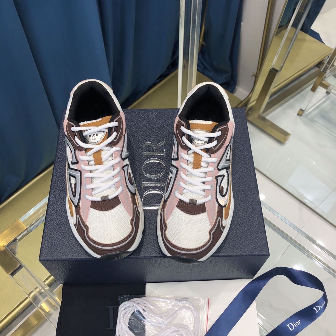 Dior B30 Sneaker White Mesh And Technical Fabric - DopestKickz